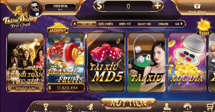 Casino Online TDTC - Thiên Đường Giải Trí Siêu Hấp Dẫn
